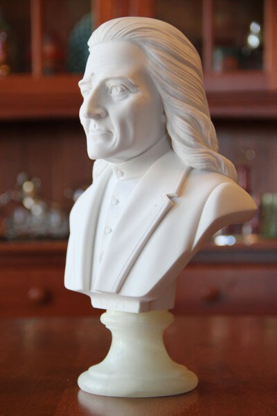 Composer Liszt Franz Bust Sculpture Pianist musicians Hungarian Famous